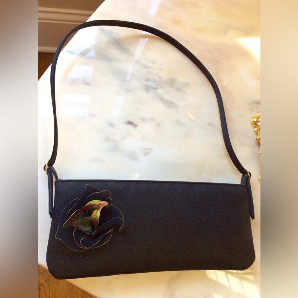 VICINI by Giuseppe Zanotti Satin Evening Handbag